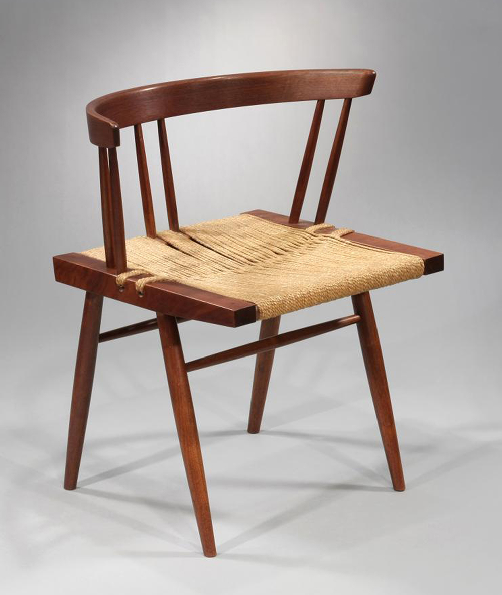 Grass-Seated Chair, George Nakashima, 1940